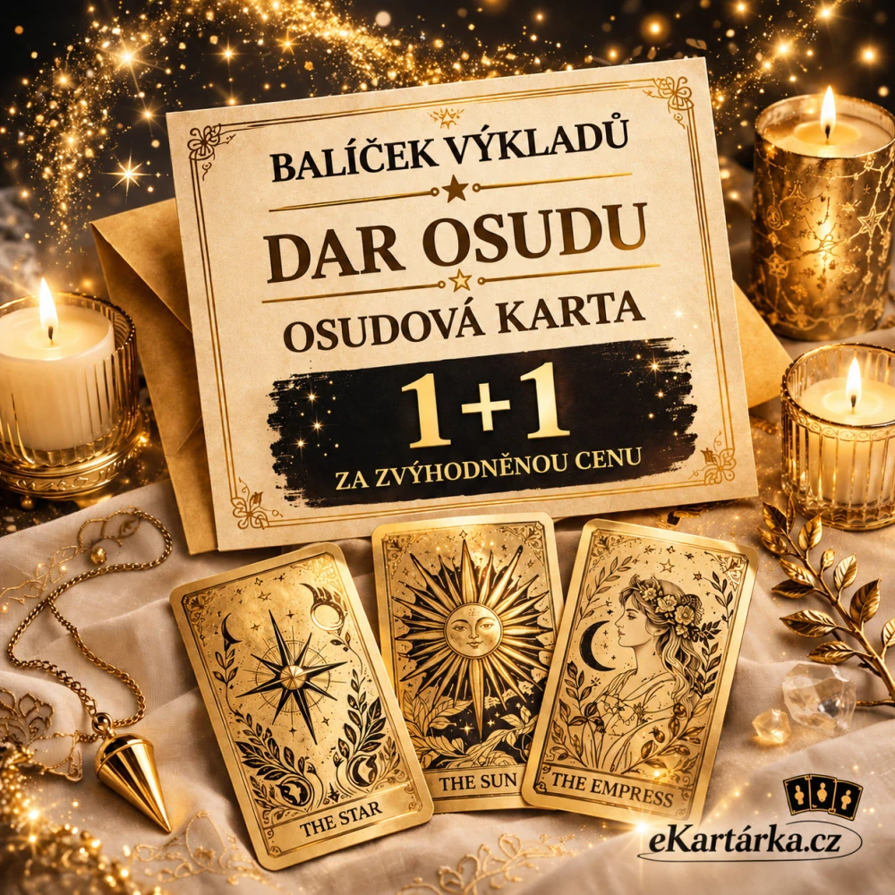 AKCE NA BALÍČEK - DAR OSUDU + KARTA OSUDU