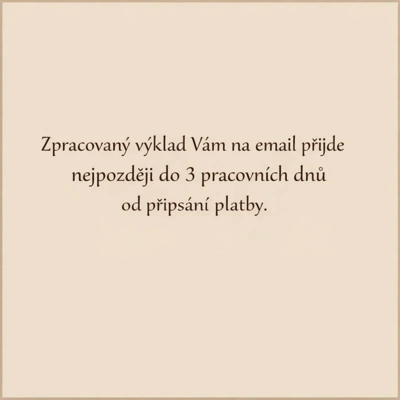 Výklad OSUDOVÝ DAR - jaký dar jste si přinesli do tohoto života – výklad na 4 strany A4